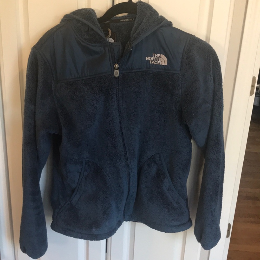 North face hooded zipped fleece women’s S